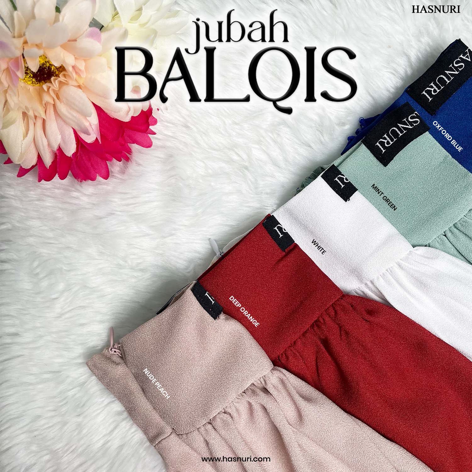 Jubah Balqis Kids - White