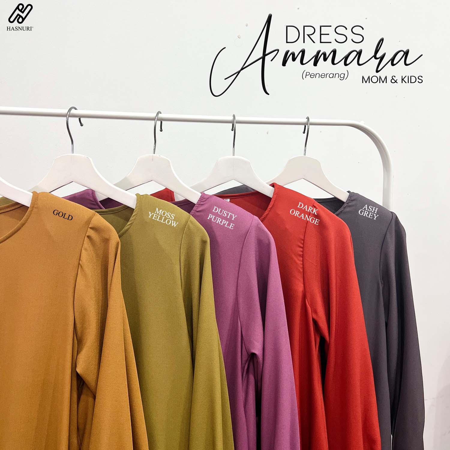 Dress Ammara - Dark Orange