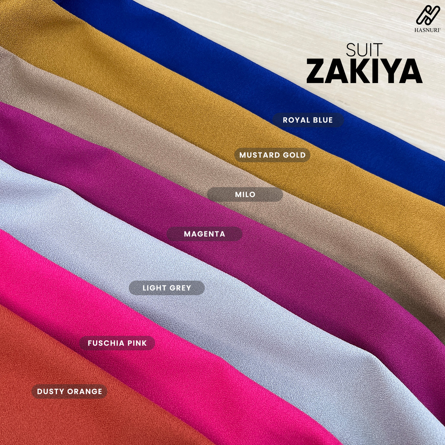 Suit Zakiya - Dusty Orange