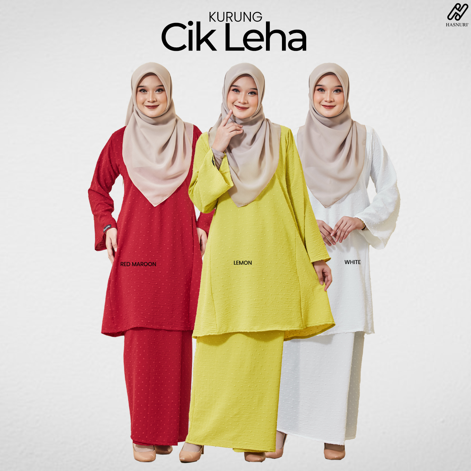 Kurung Cik Leha - Lemon