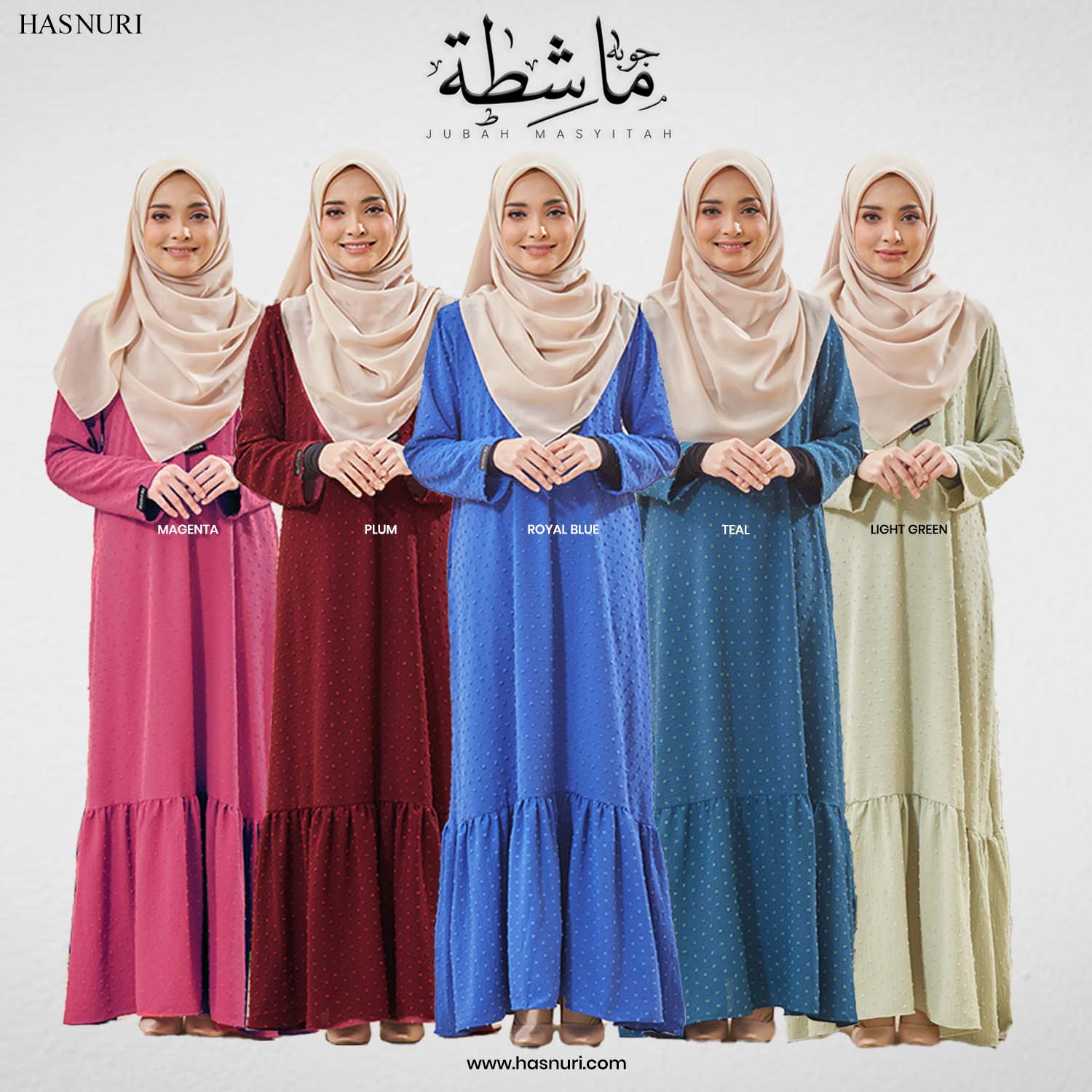 Jubah Masyitah - Deep Peach