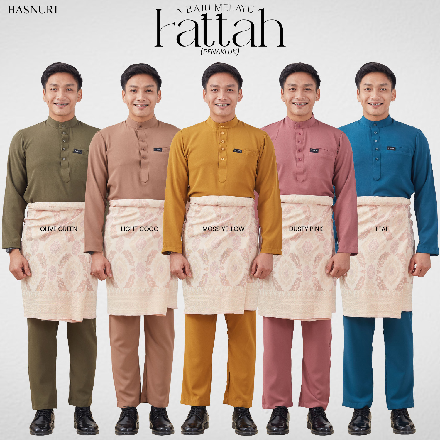 Baju Melayu Fattah - Teal