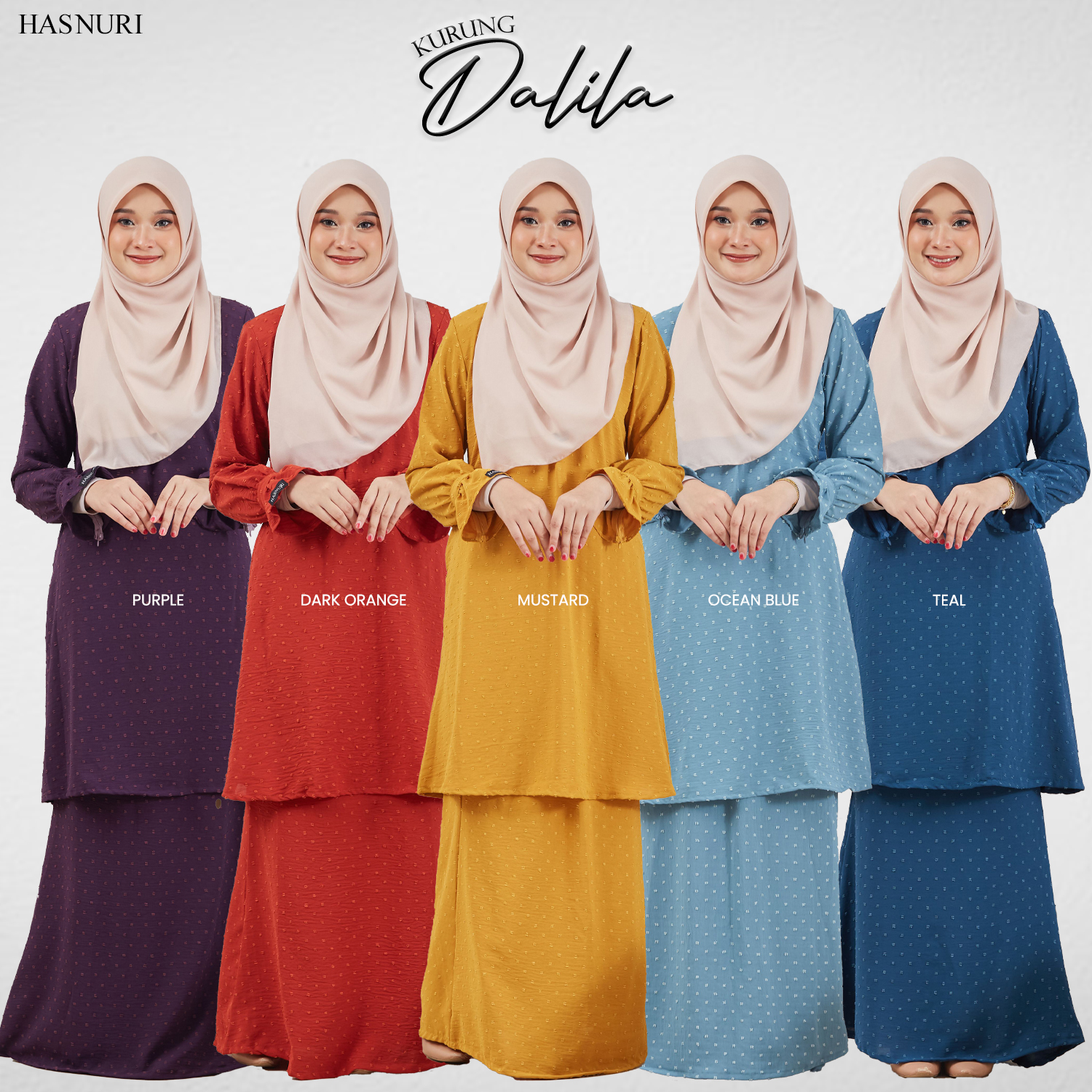 Kurung Dalila - Mustard