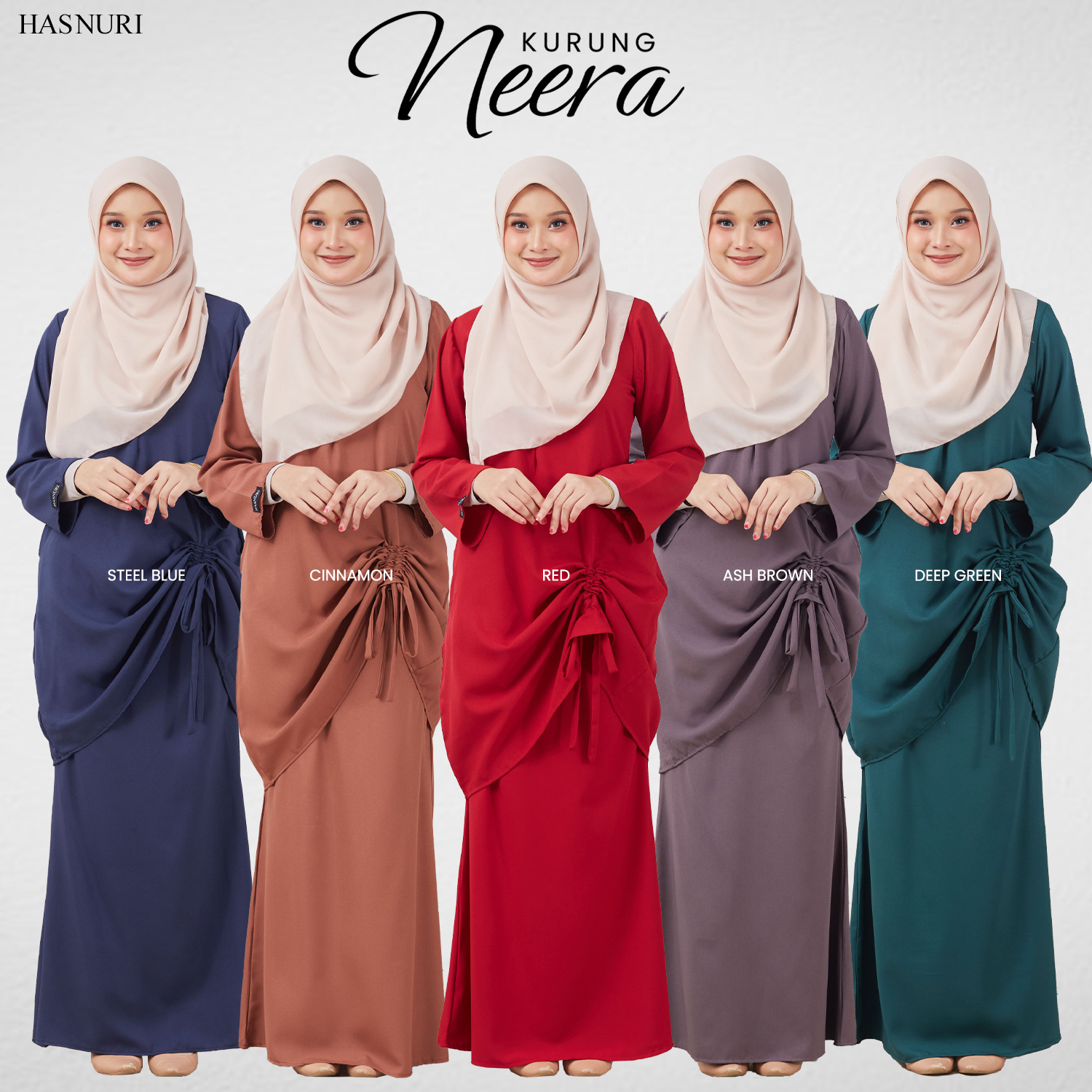 Kurung Neera - Red