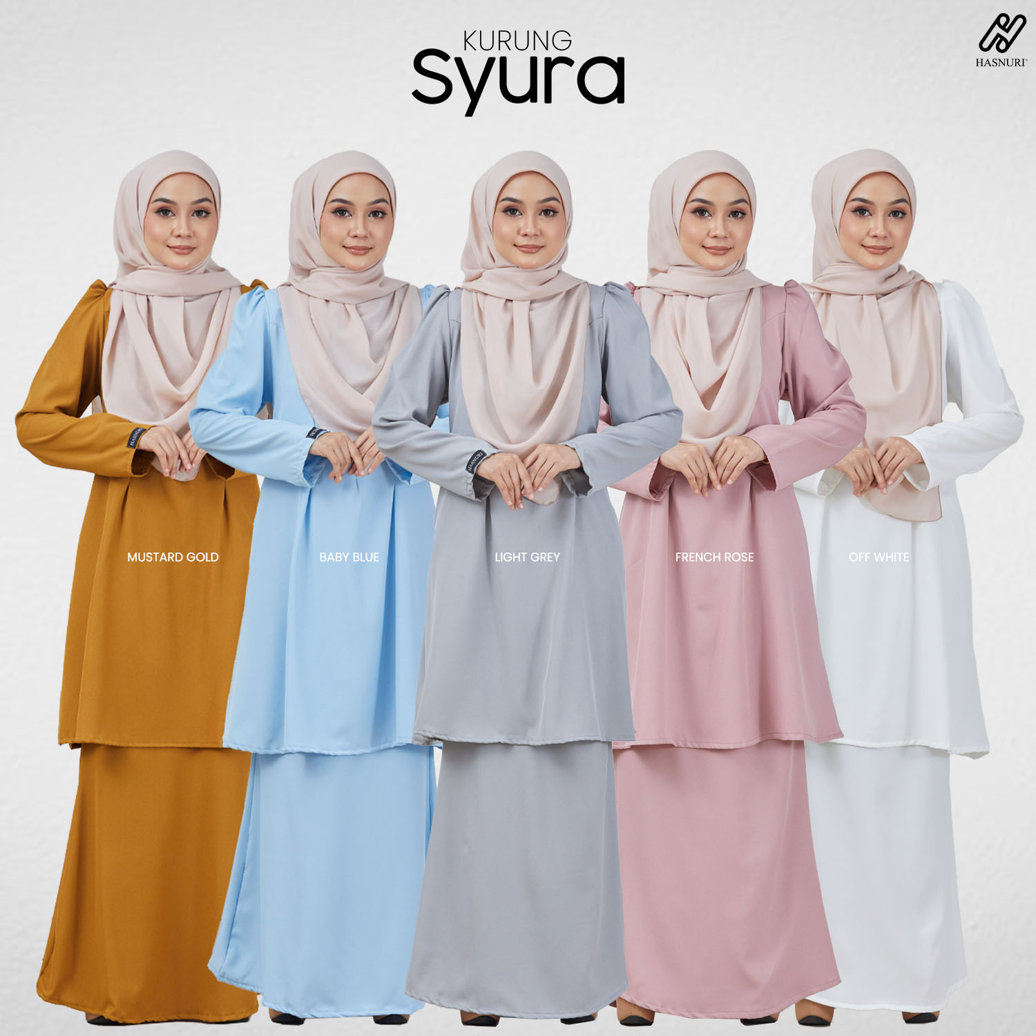 Kurung Syura - Mustard Gold