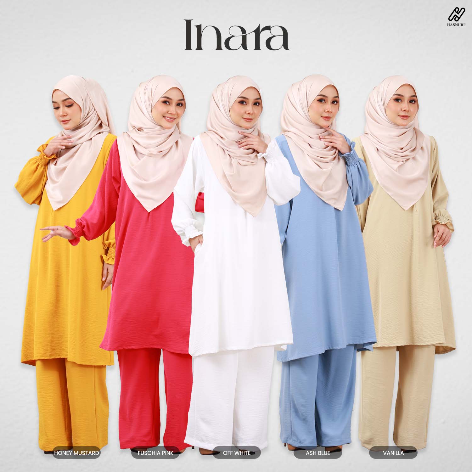 Suit Inara - Ash Blue