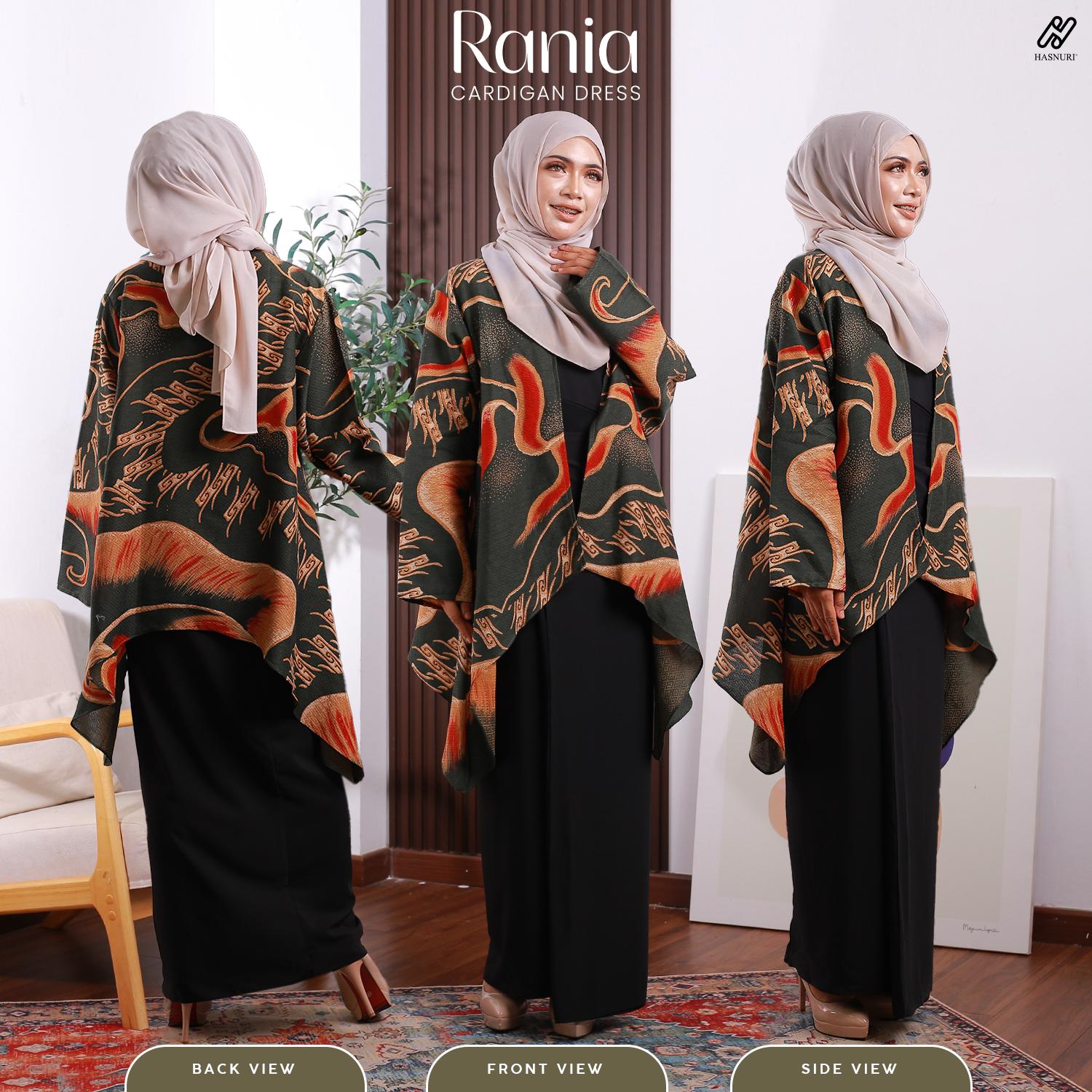 Rania Cardigan Dress - Teal Blue