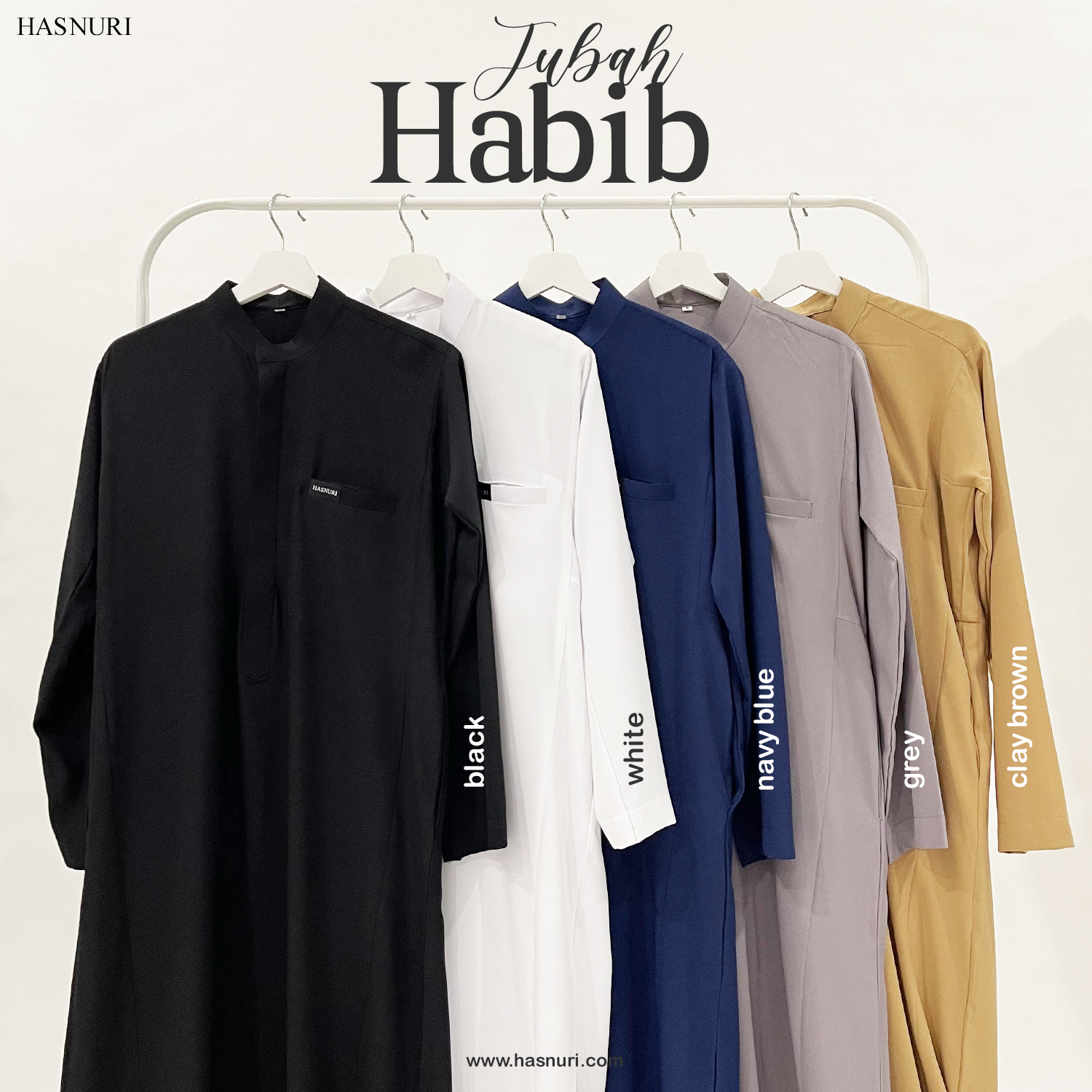 Jubah Habib Kids - Grey