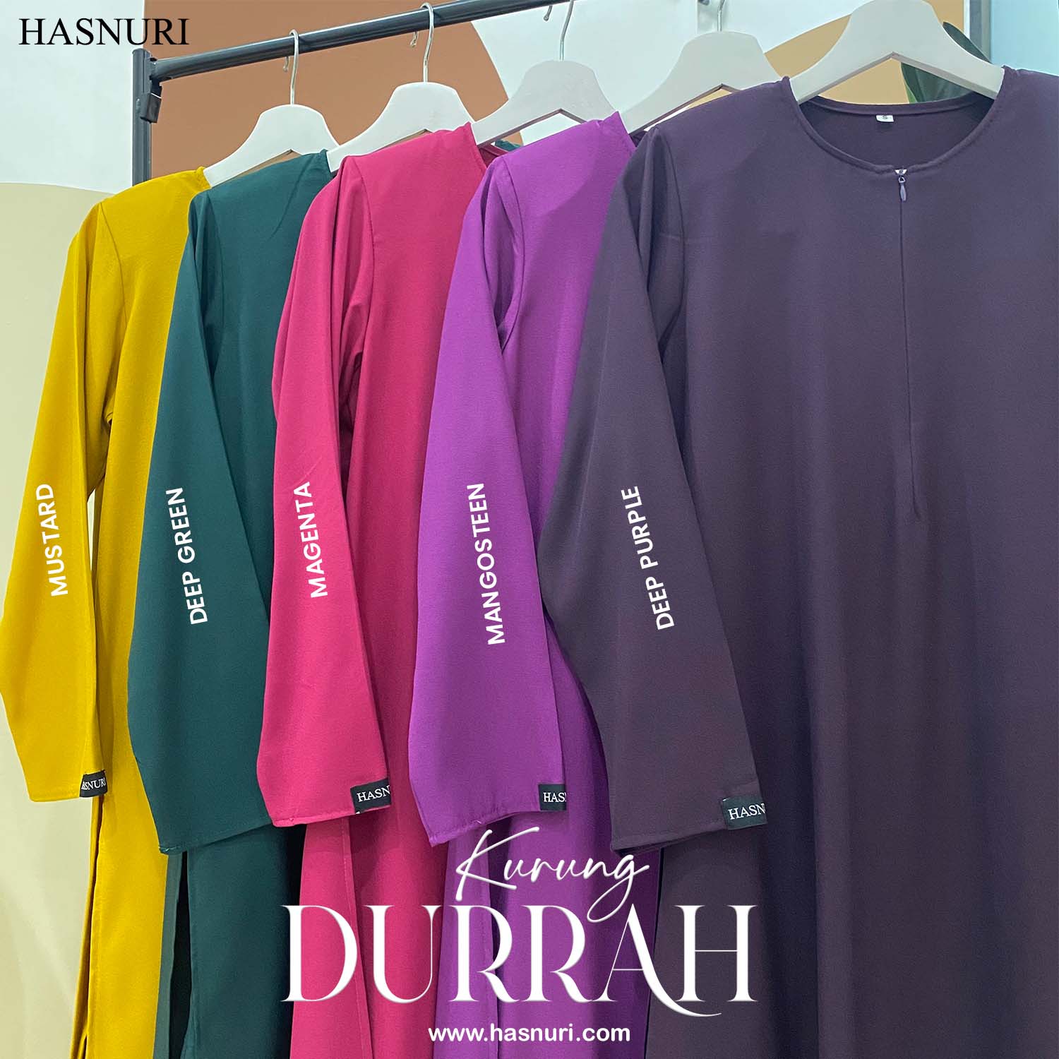 Kurung Durrah - Mustard