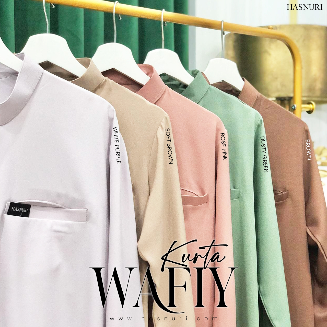 Kurta Wafiy Kids - Soft Brown