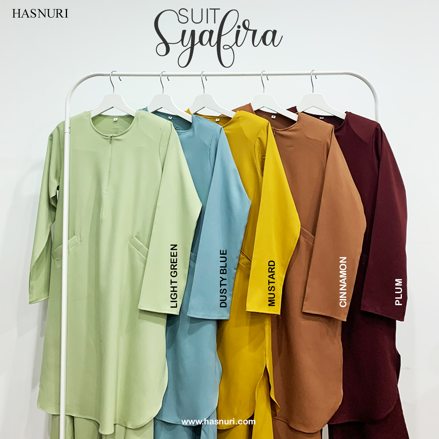 Suit Syafira - Mustard