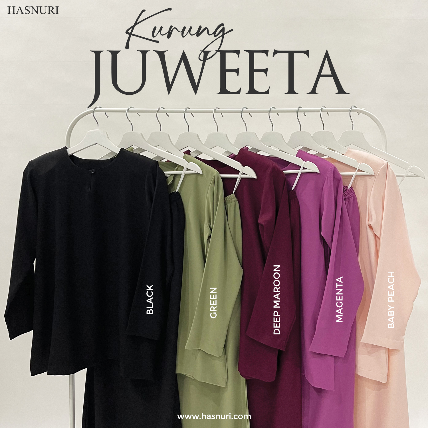 Kurung Juweeta Kids - Deep Maroon
