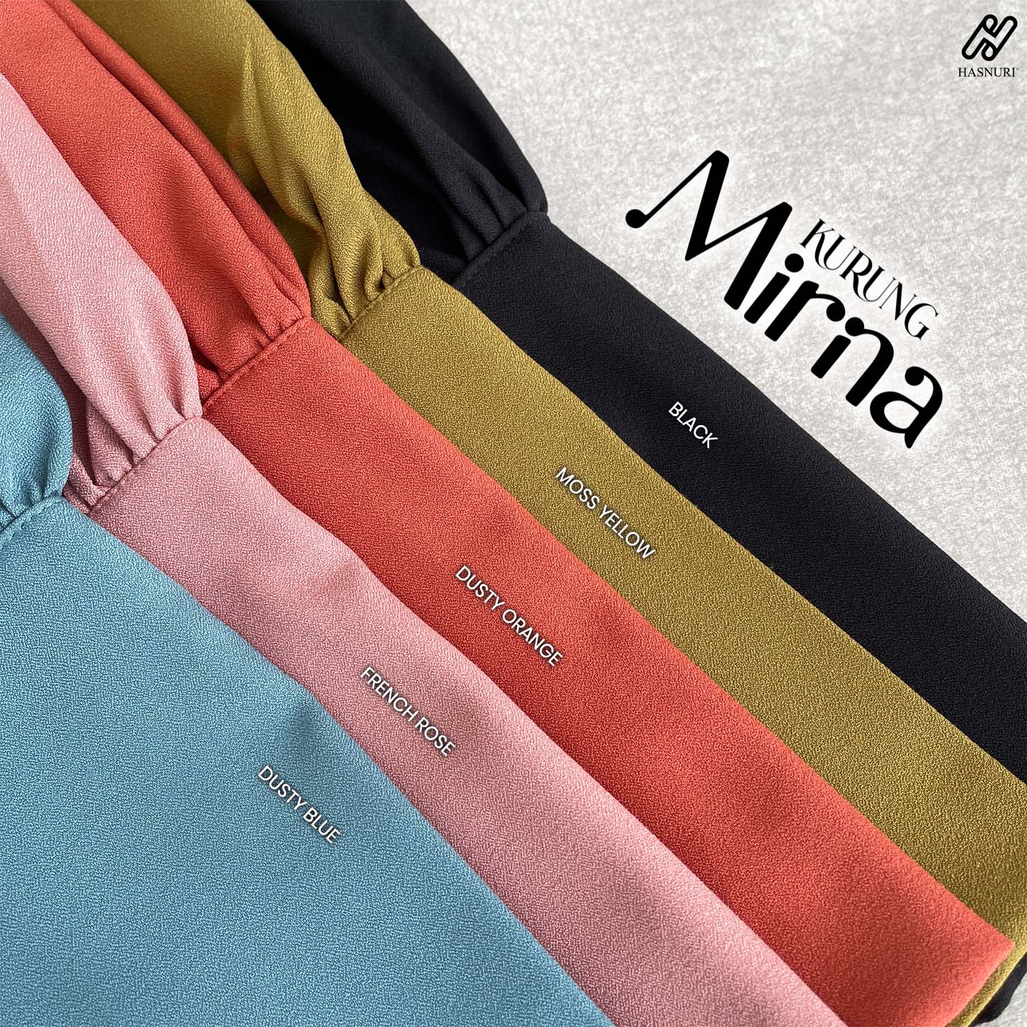 Kurung Mirna - Moss Yellow