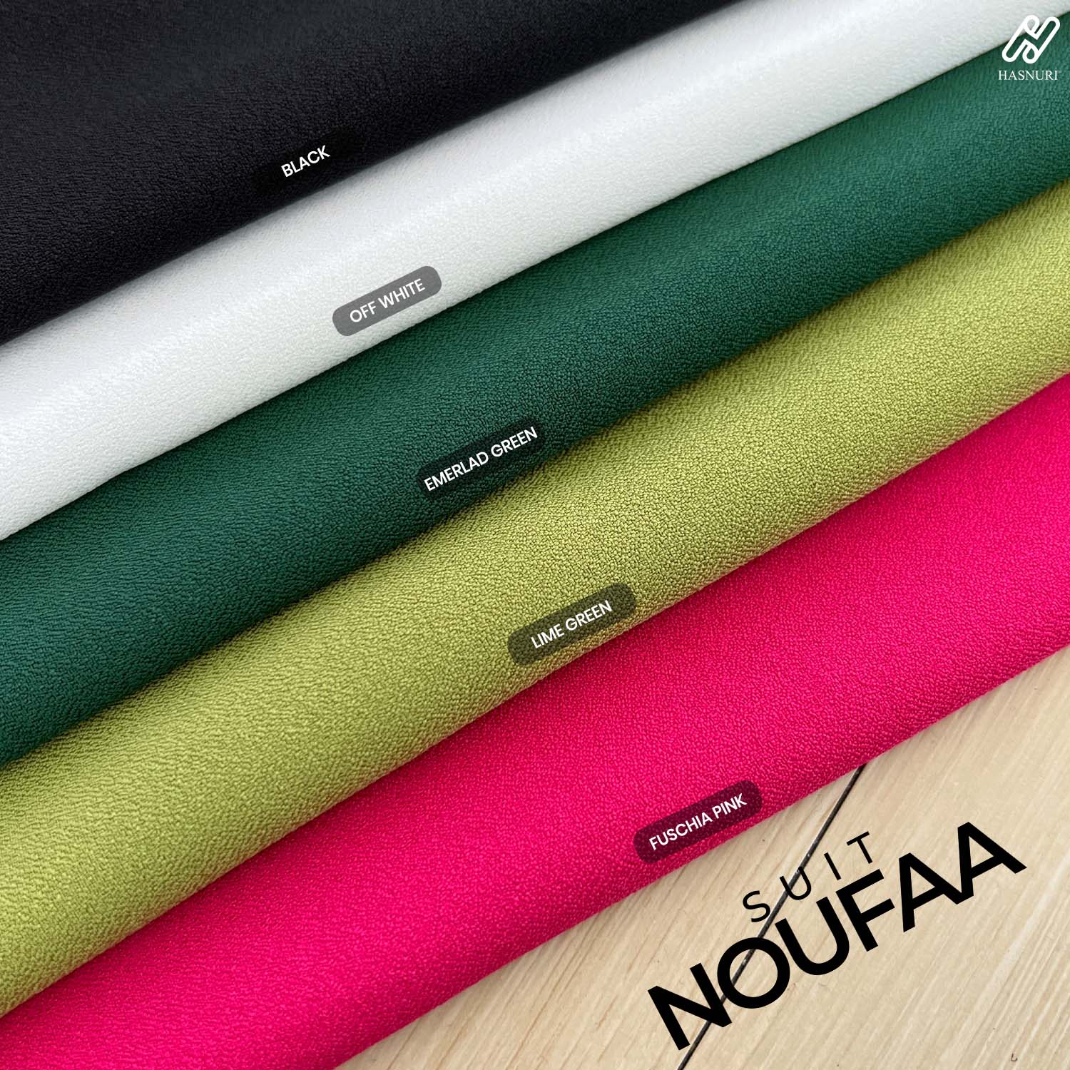 Suit Noufaa - Emerald Green