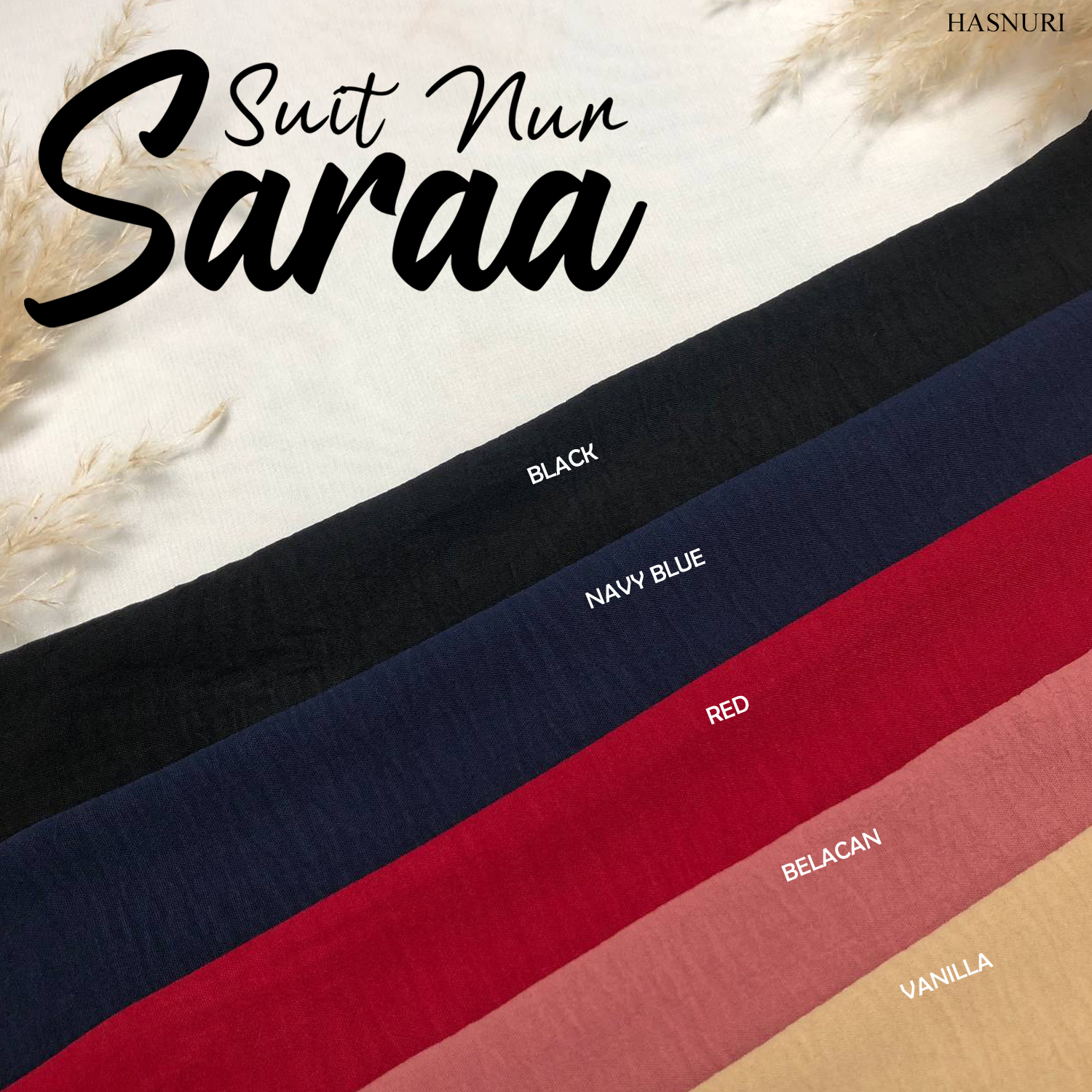 Suit Nur Saraa - Red