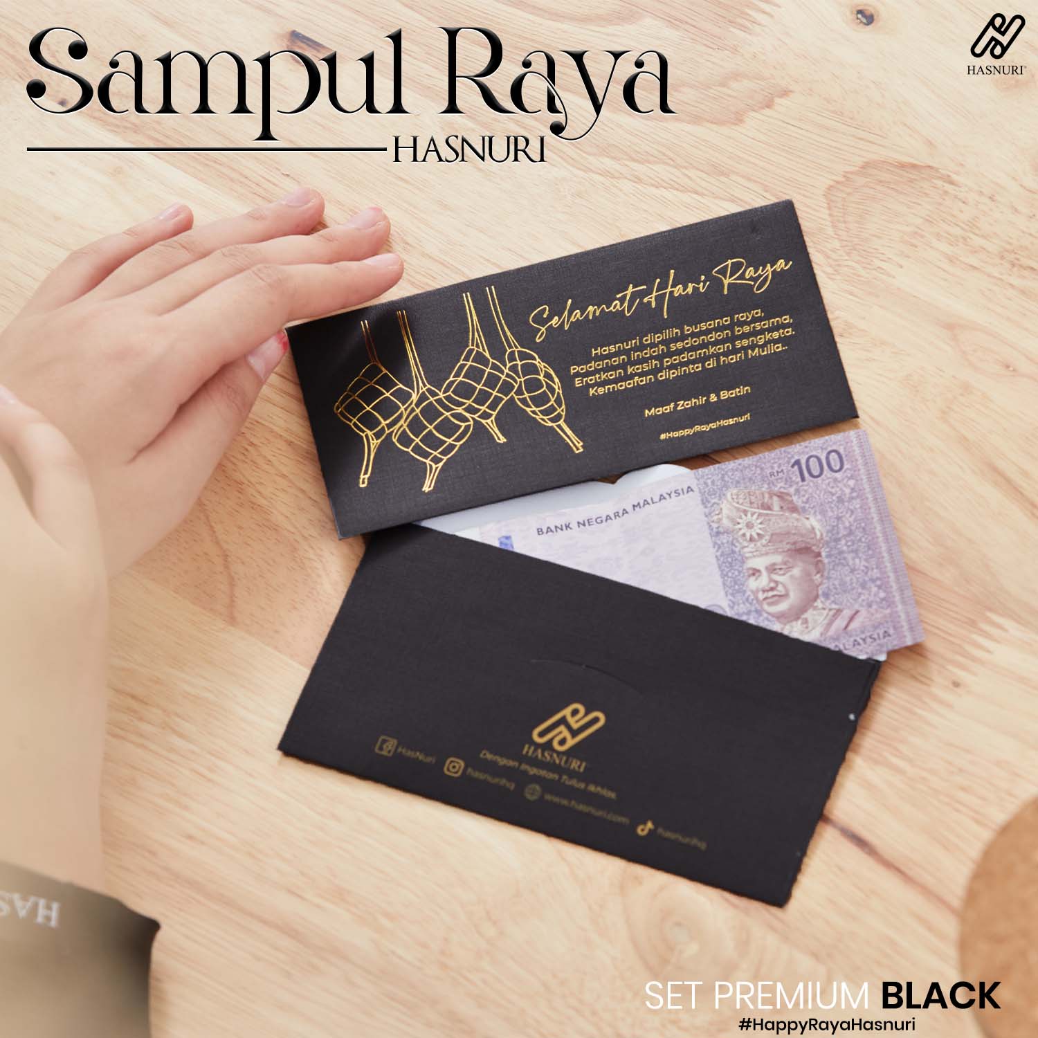 Sampul Raya Hasnuri - Black