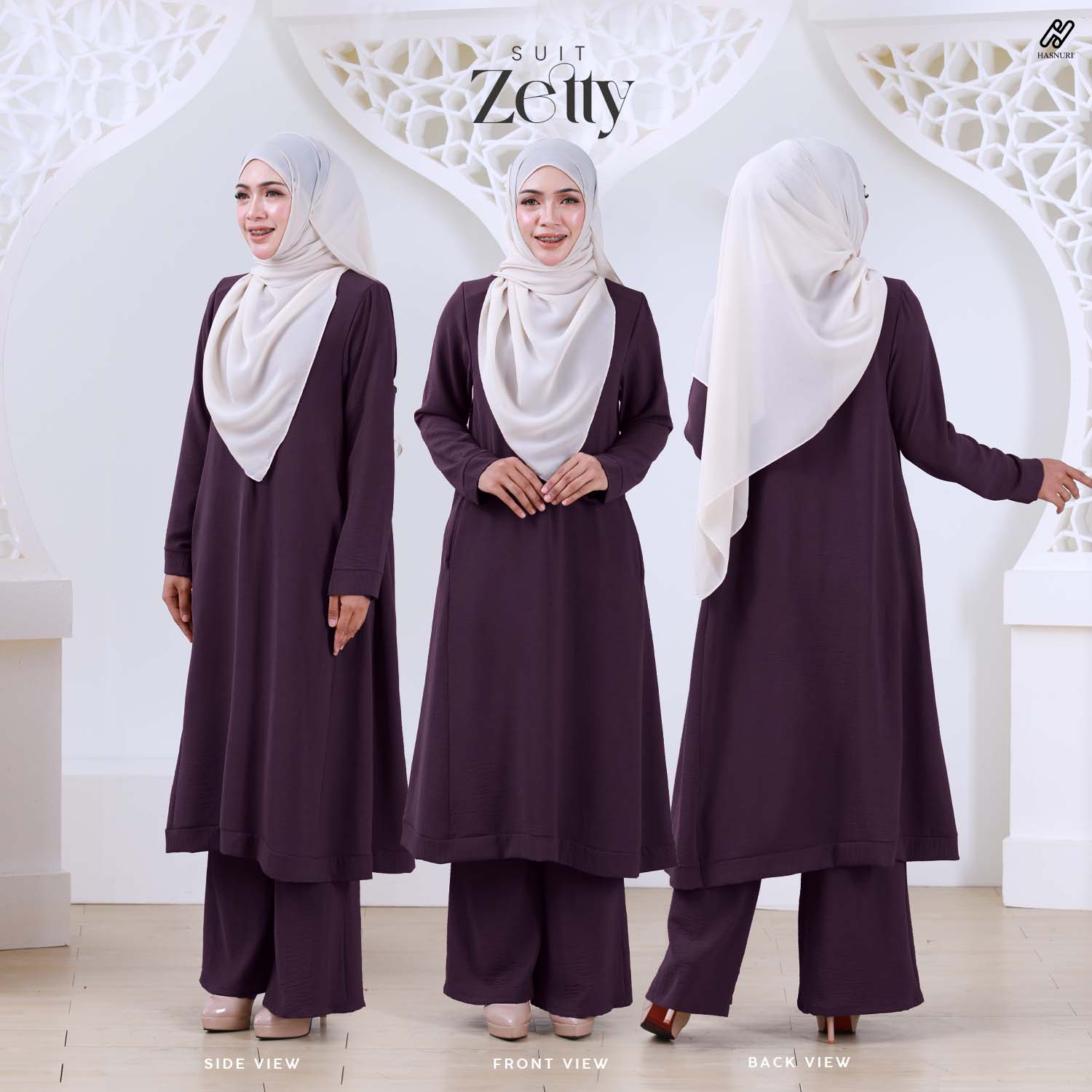 Suit Zetty - Navy Blue