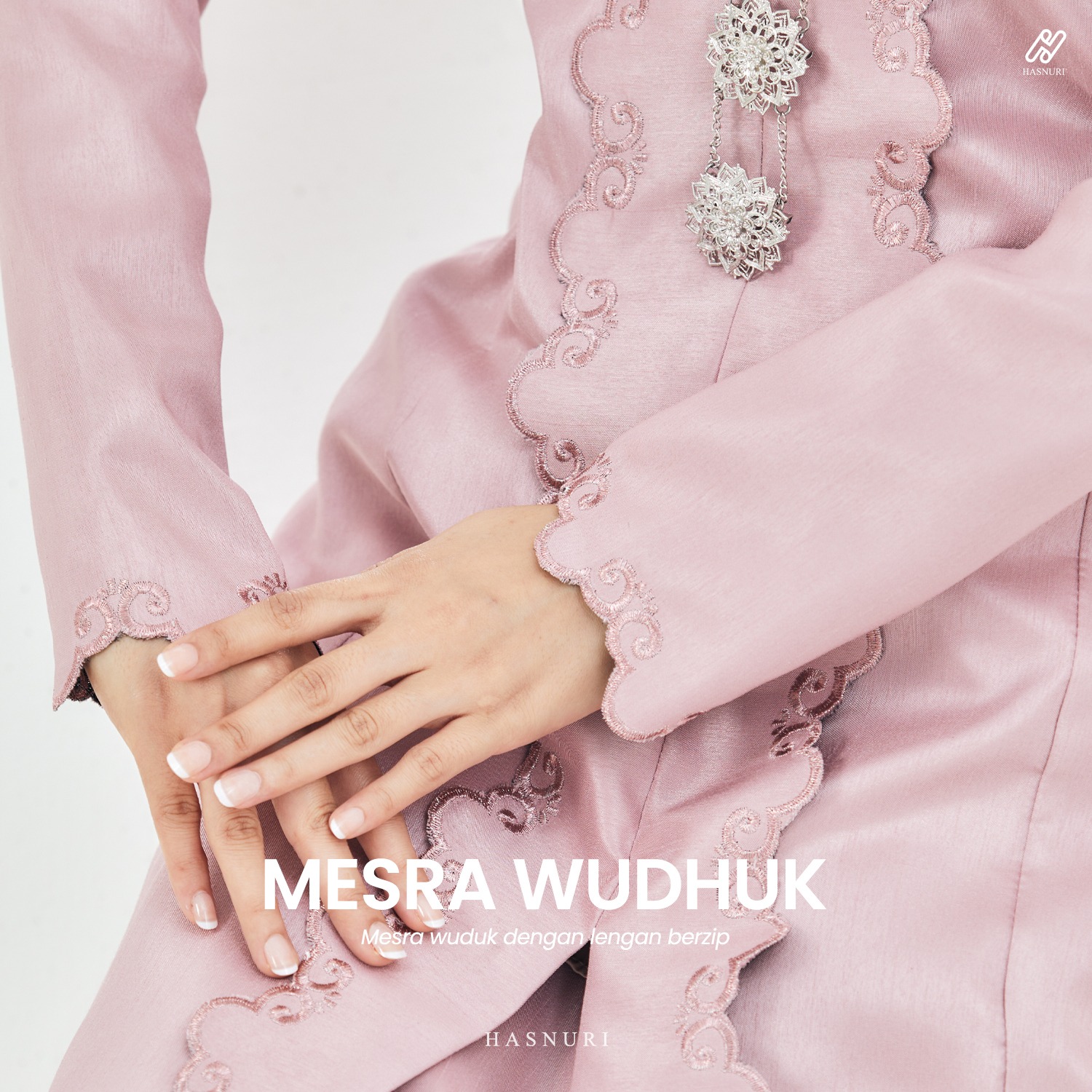 Kebaya Mahrani - French Rose