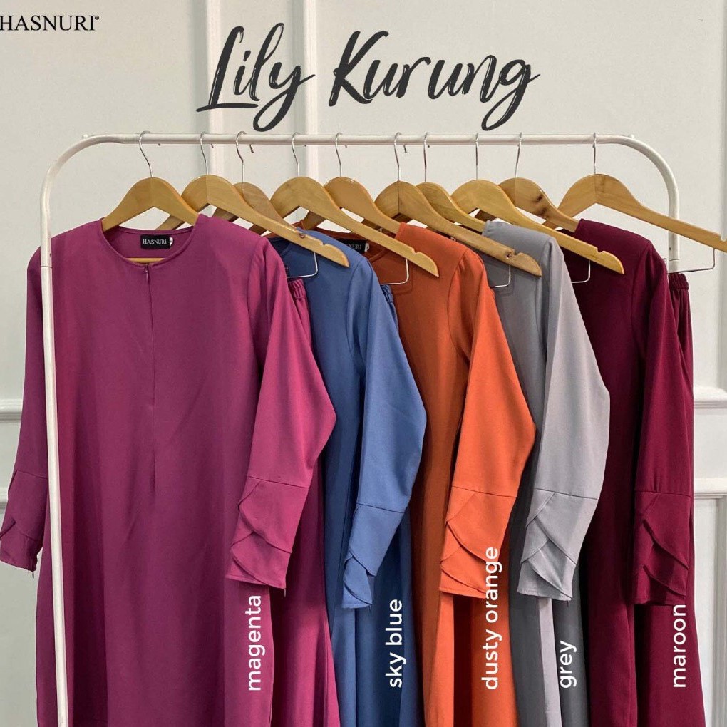 Kurung Lily - Maroon