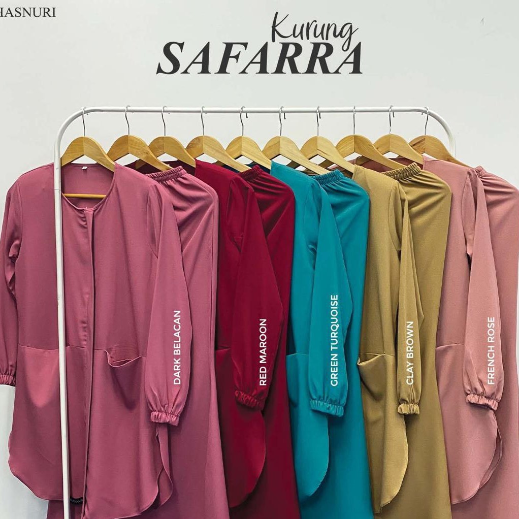 Kurung Safarra - Green Turqouise