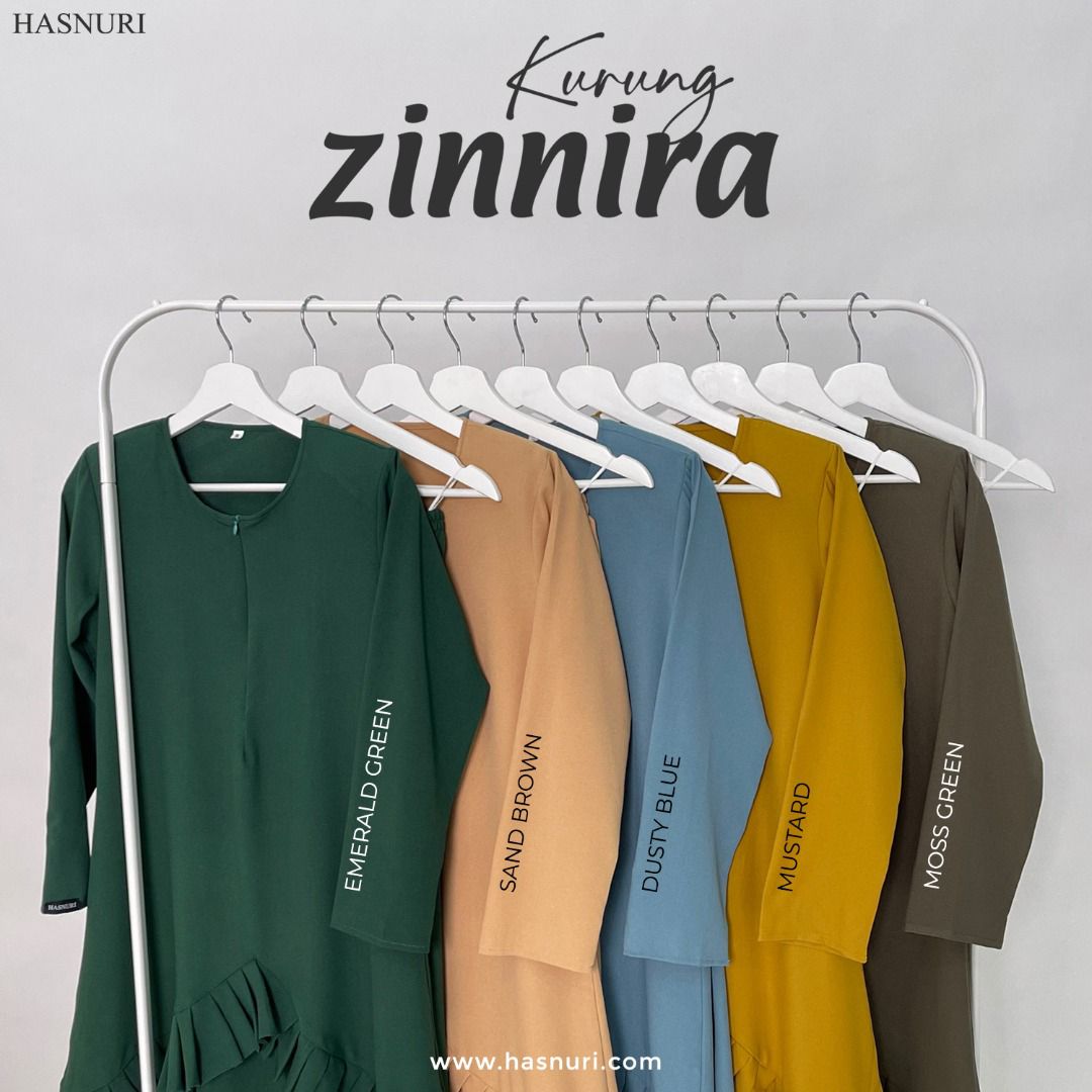 Kurung Zinnira - Sand Brown