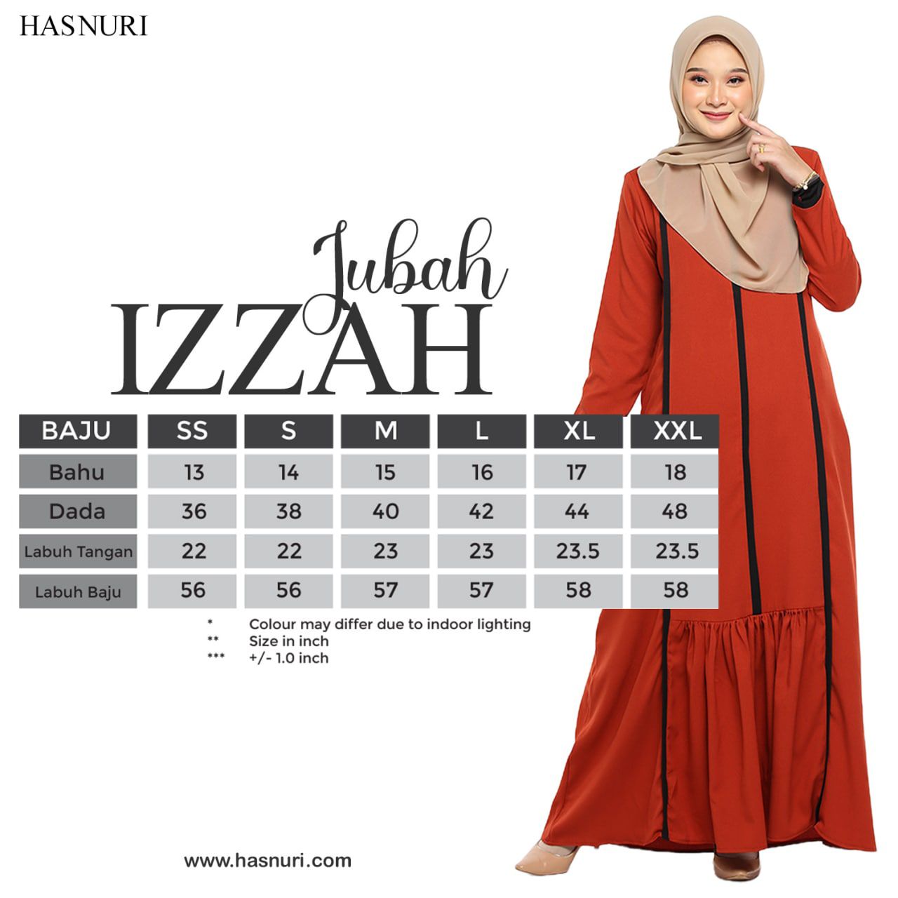 Jubah Izzah - Sweet Pink