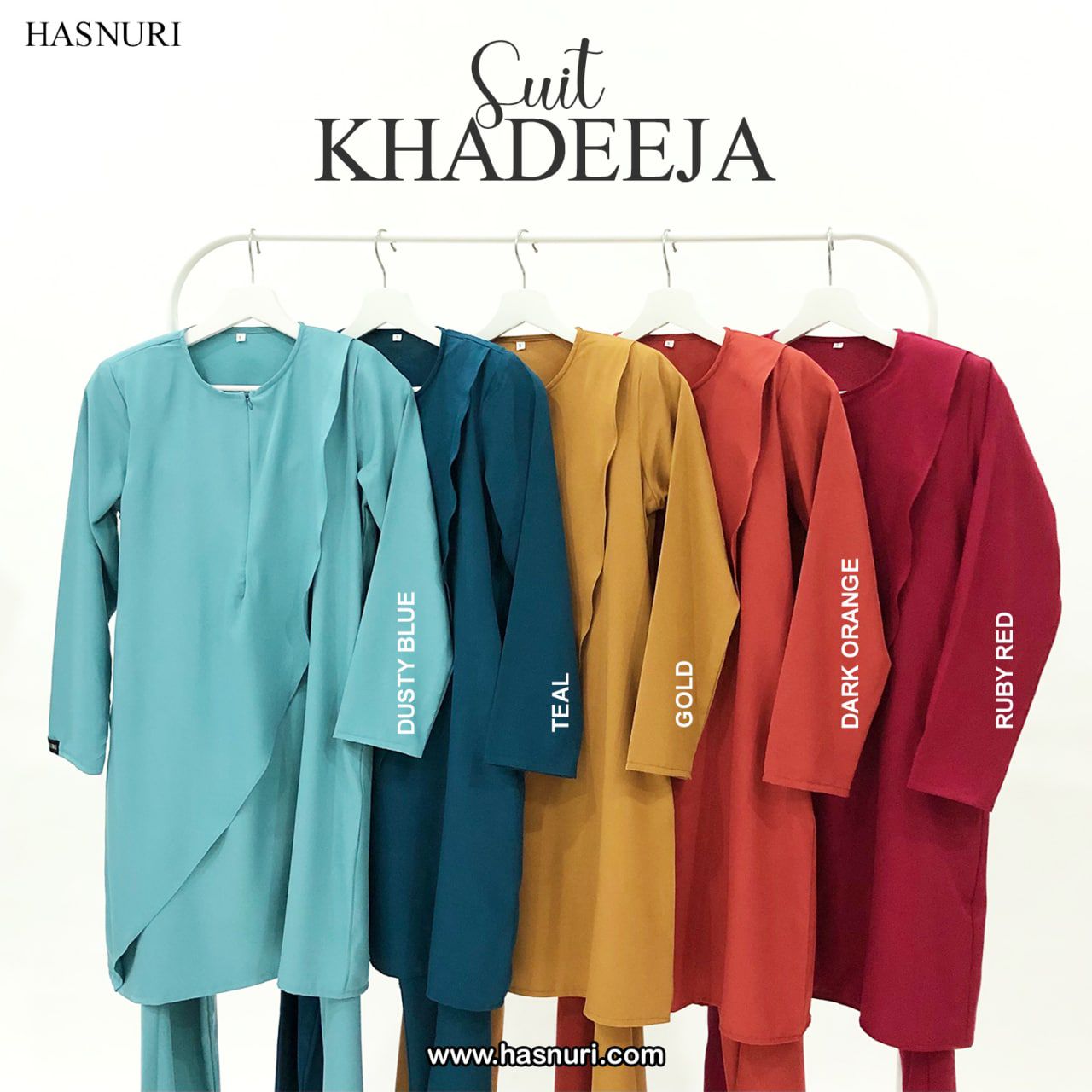 Suit Khadeeja - Dark Orange