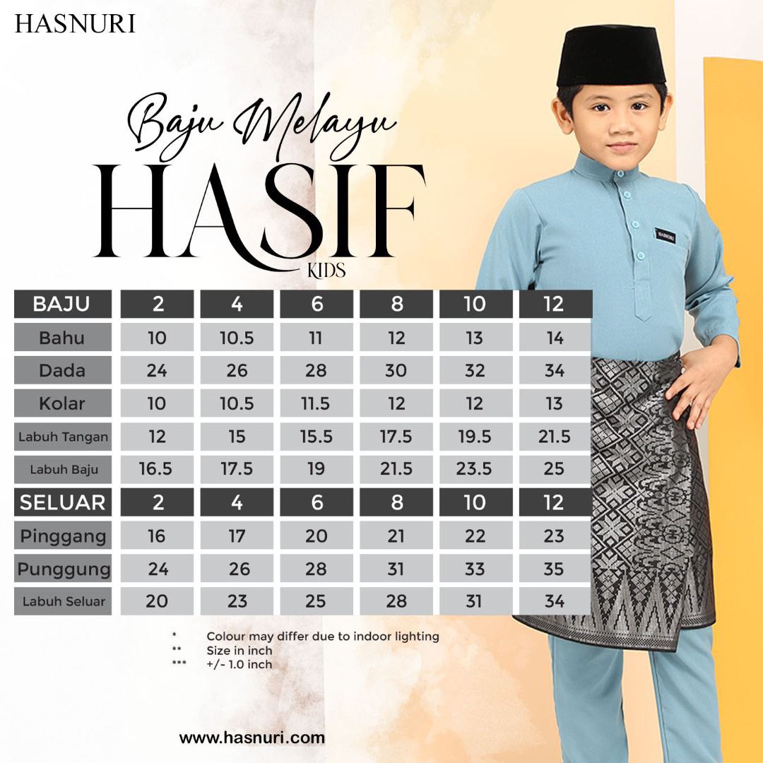 Baju Melayu Hasif Kids - Dusty Orange