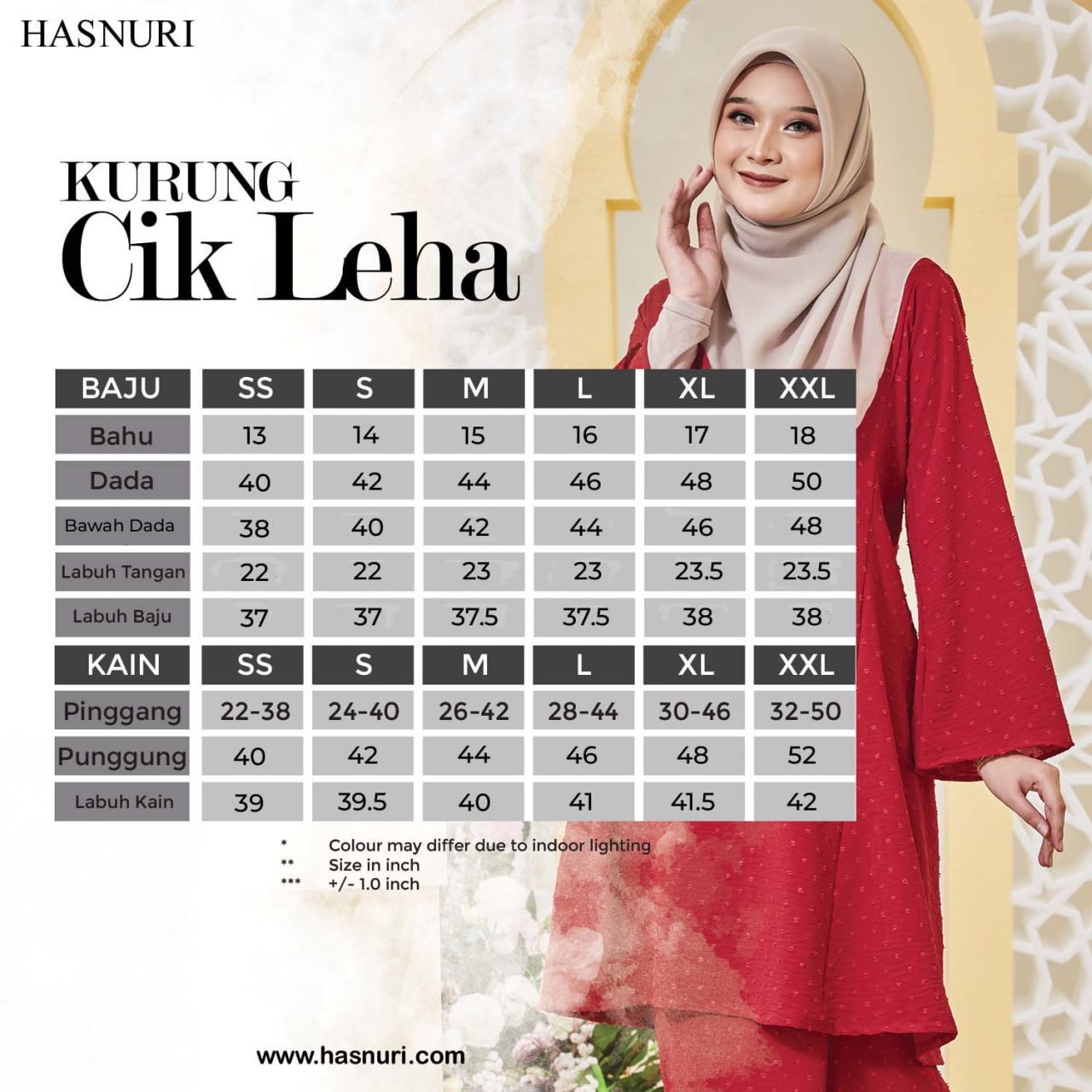 Kurung Cik Leha - Lemon