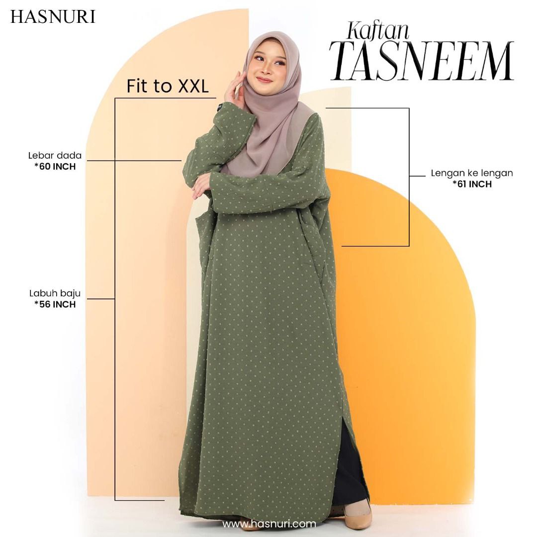 Kaftan Tasneem - White