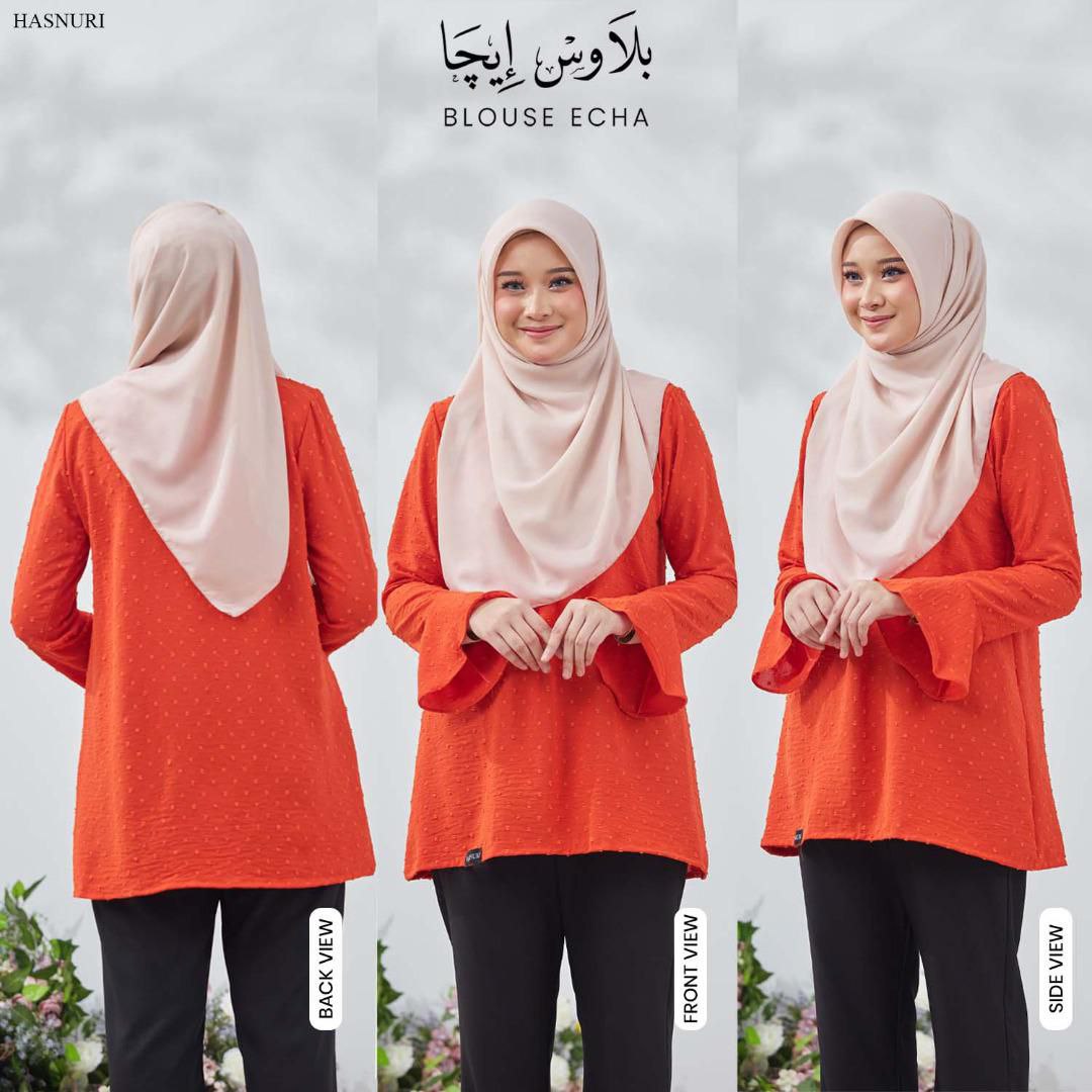 Blouse Echa - Dusty Orange