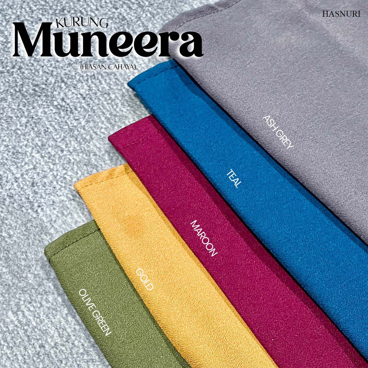 Kurung Muneera - Ash Grey