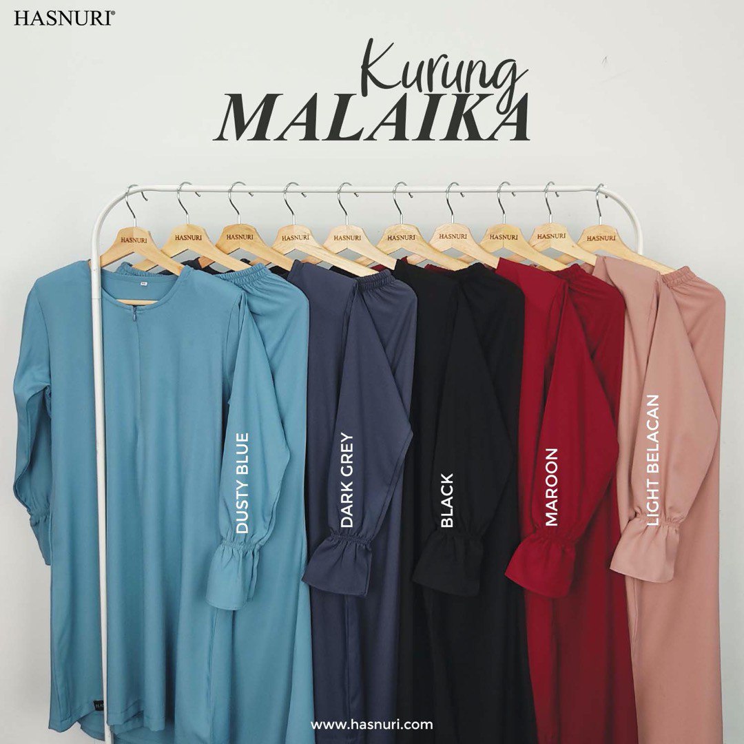 Kurung Malaika - Dark Grey