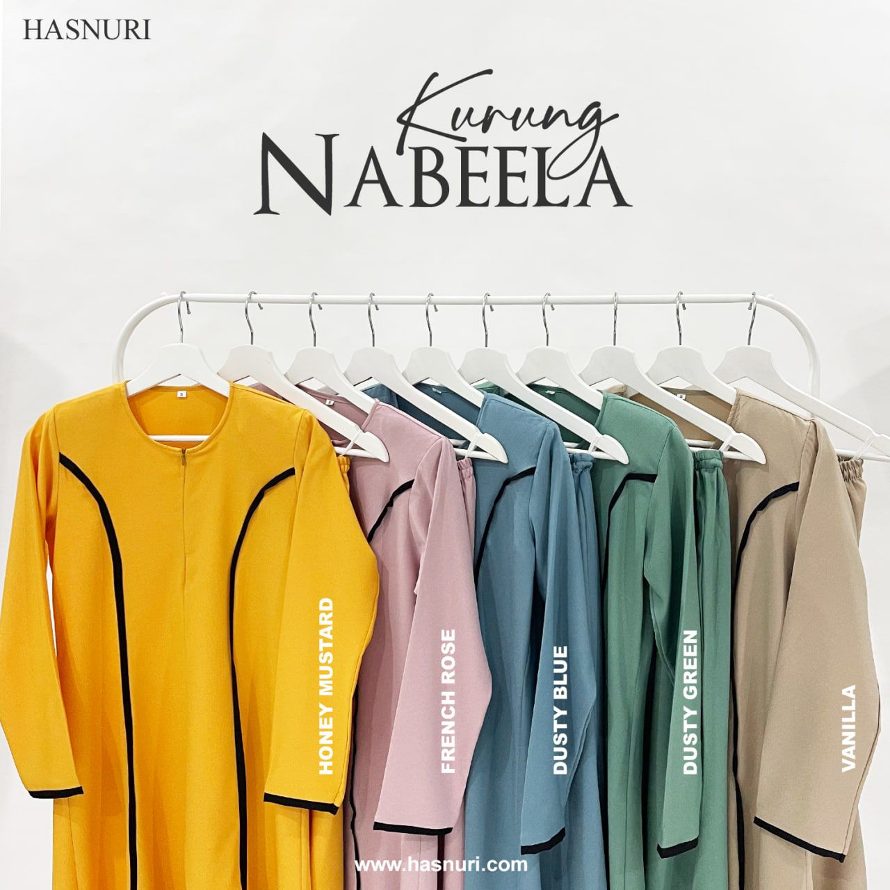 Kurung Nabeela - Honey Mustard