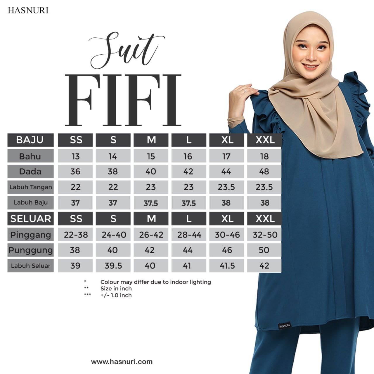 Suit Fifi - Red Maroon