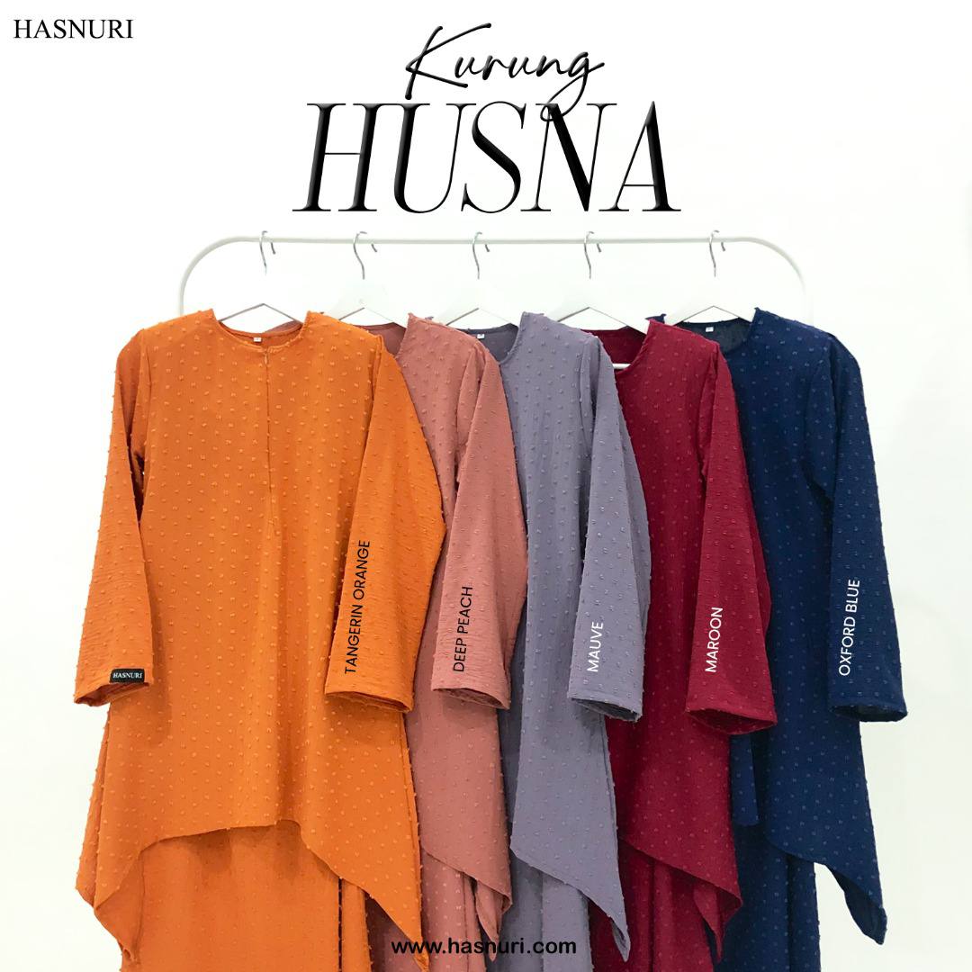 Kurung Husna - Tangerin Orange