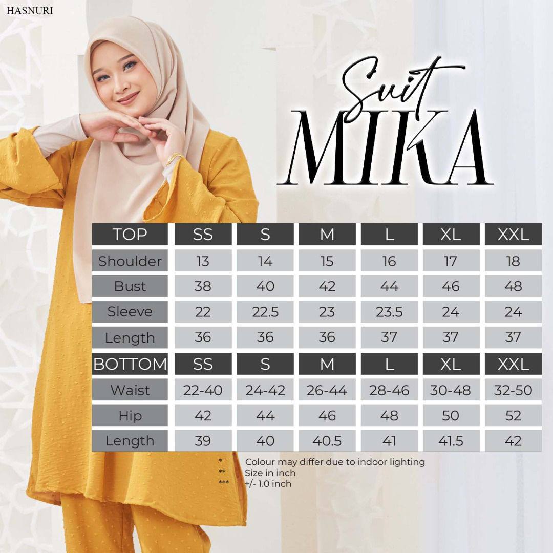 Suit Mika - Mustard