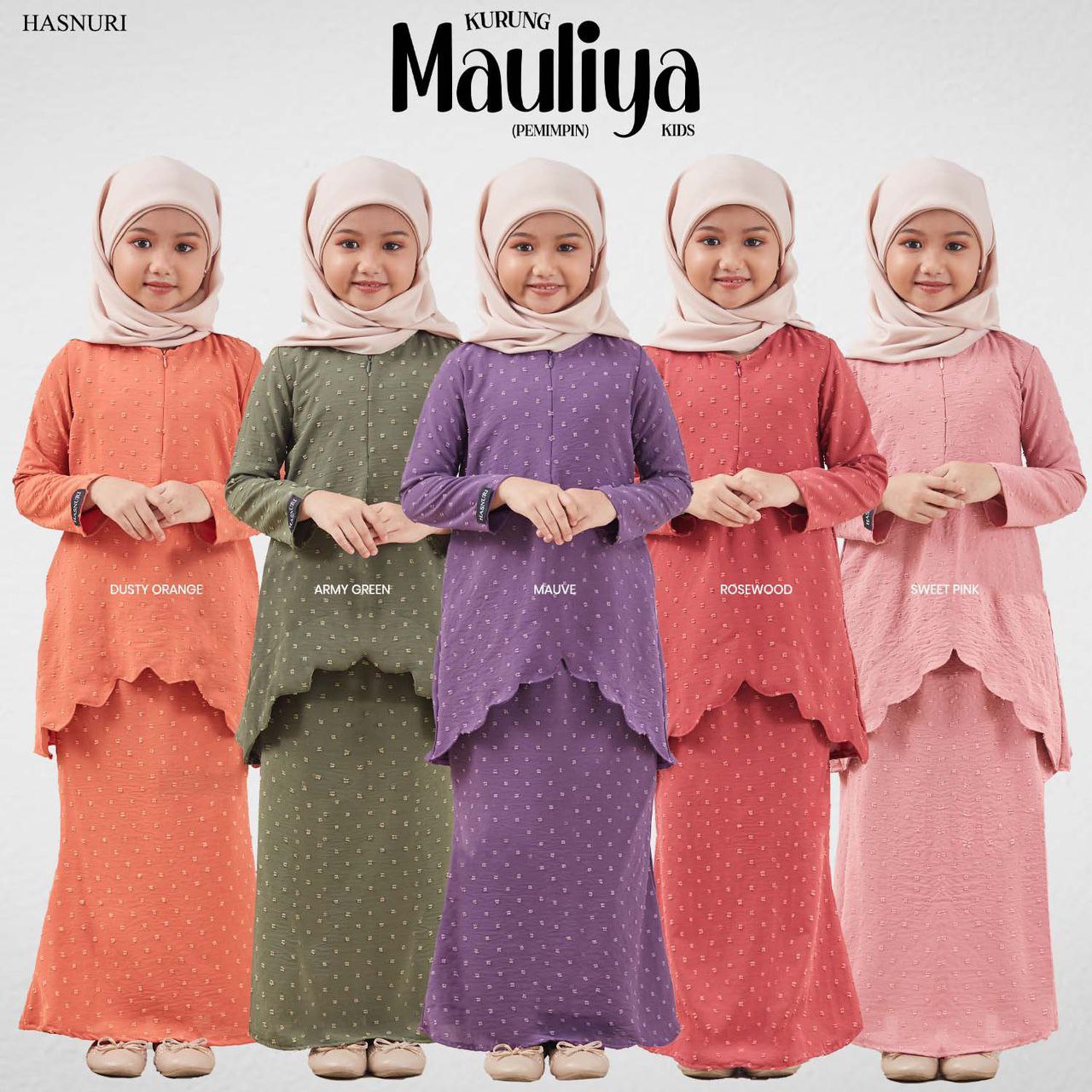Kurung Mauliya Kids - Rosewood