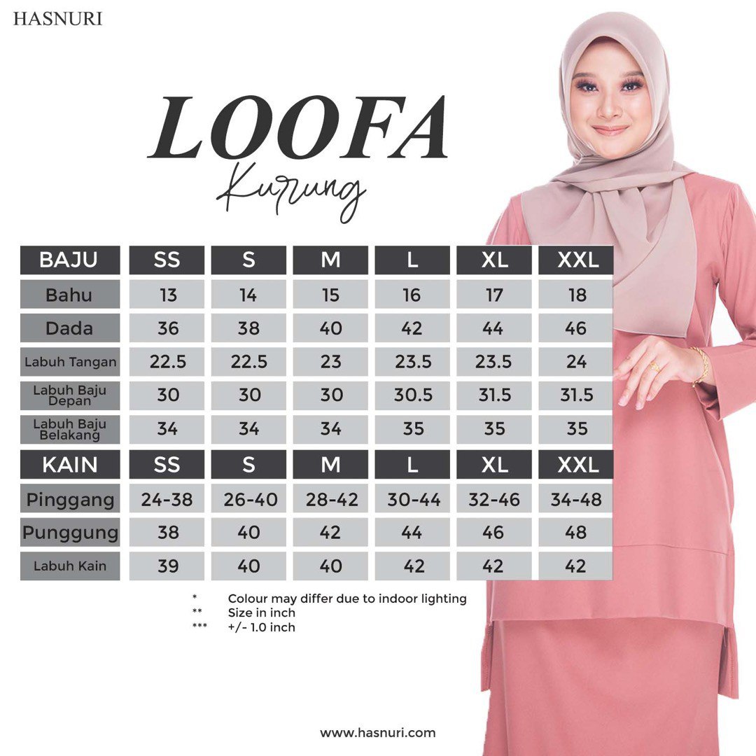 Kurung Loofa - Dark Orange