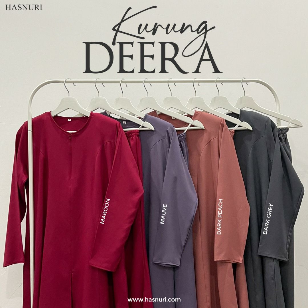 Kurung Deera - Maroon