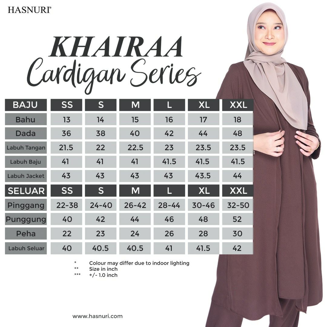 Khairaa Cardigan Series - Oxford Blue
