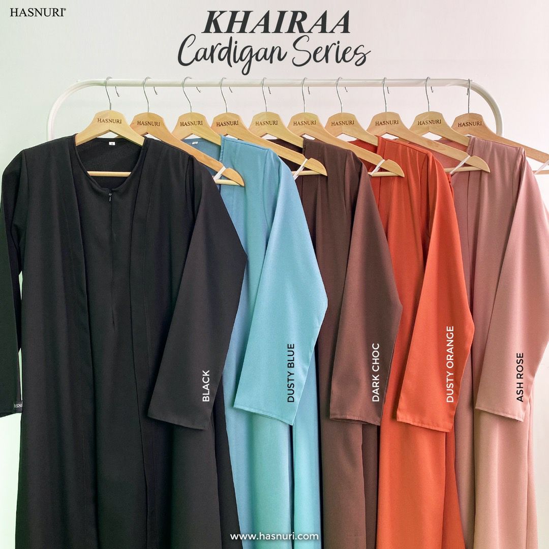 Khairaa Cardigan Series - Dusty Orange