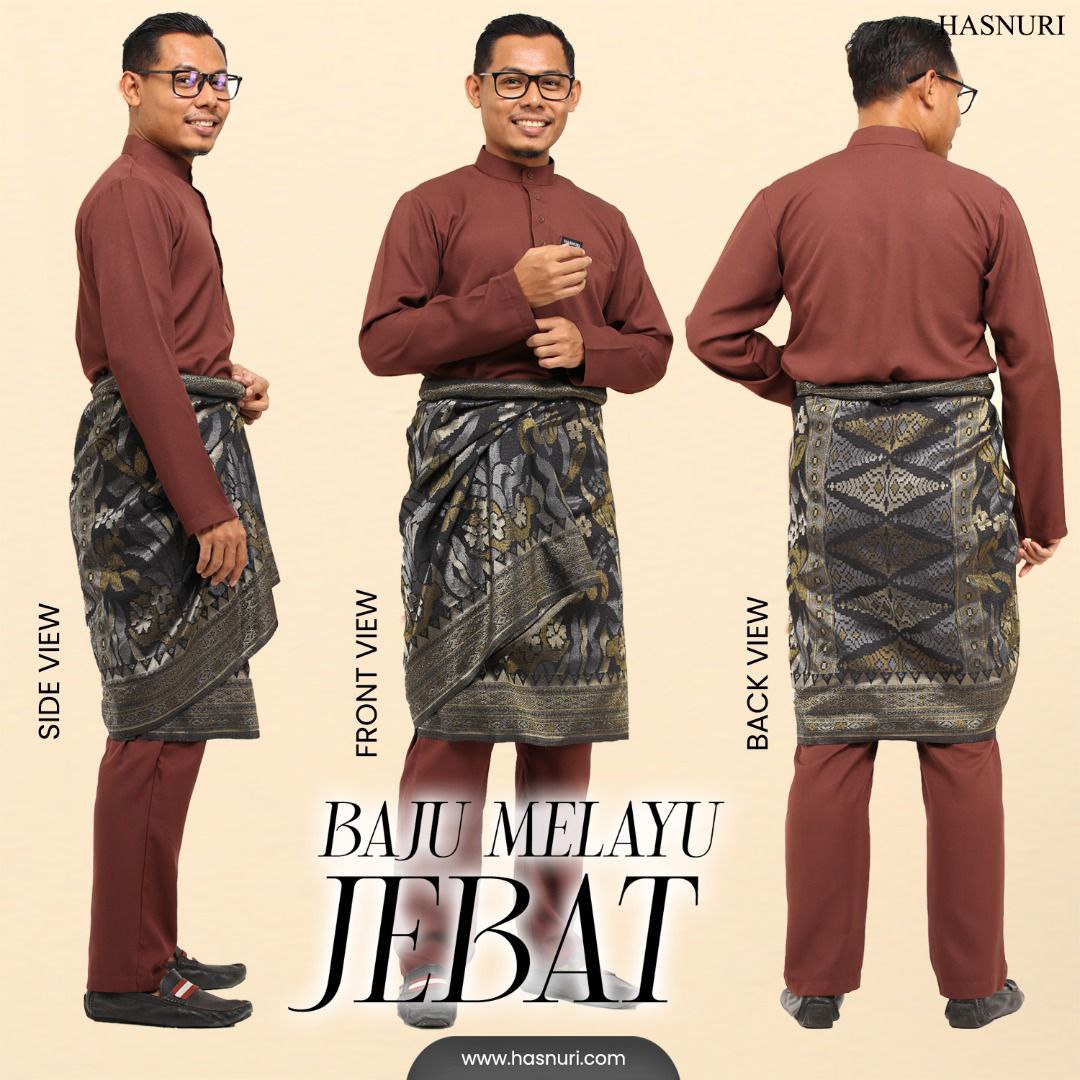 Baju Melayu Jebat - Soft Brown