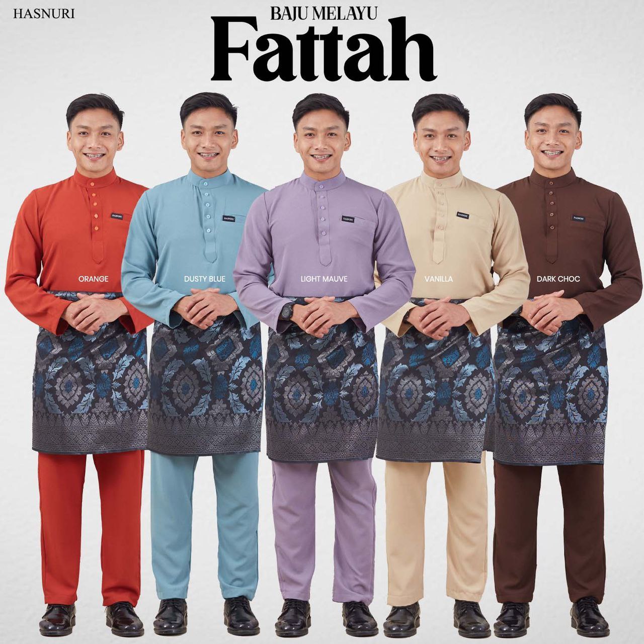 Baju Melayu Fattah - Dark Choc