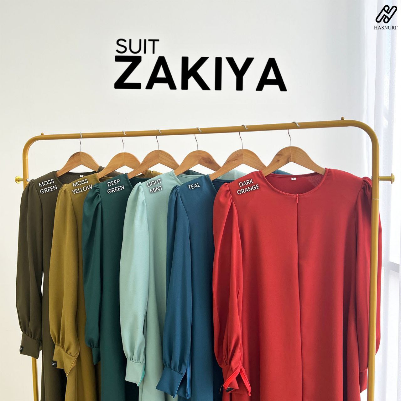 Suit Zakiya - Moss Yellow