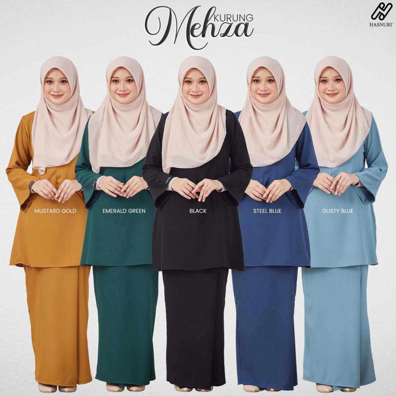 Kurung Mehza - Emerald Green