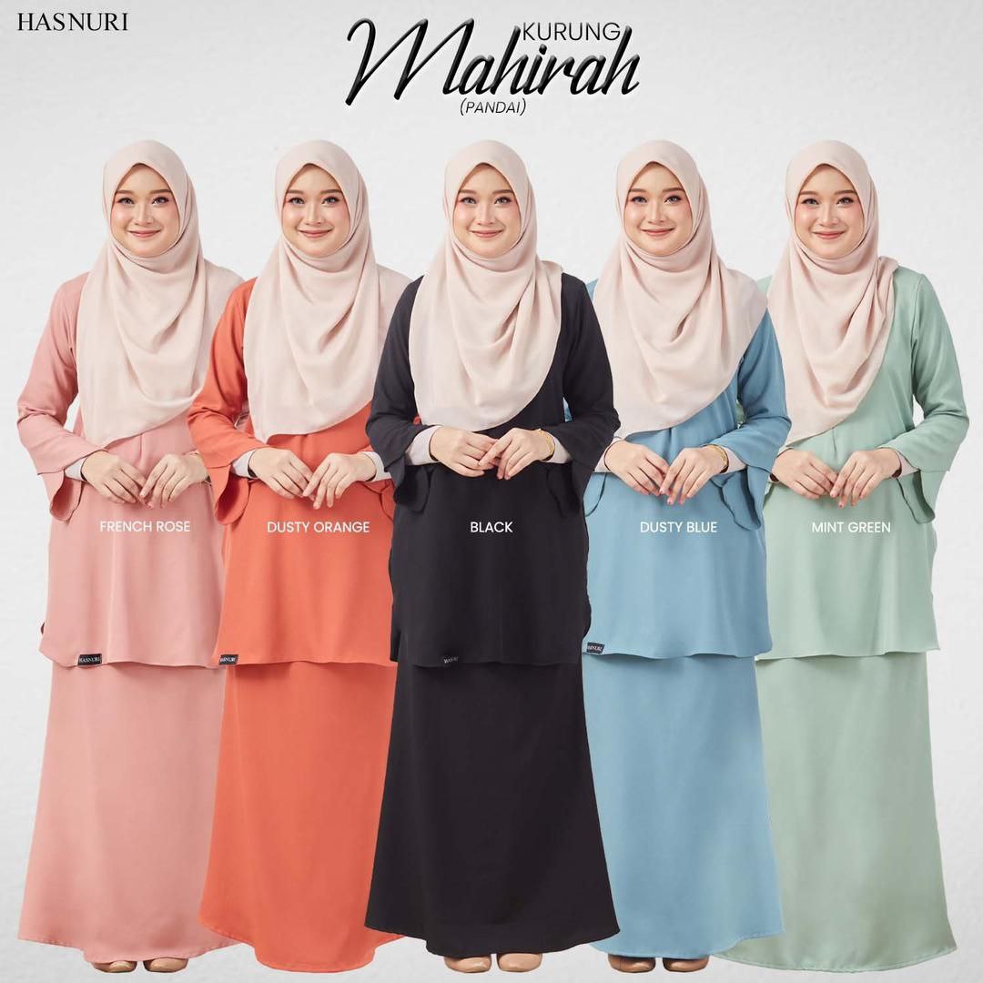 Kurung Mahirah - Dusty Orange