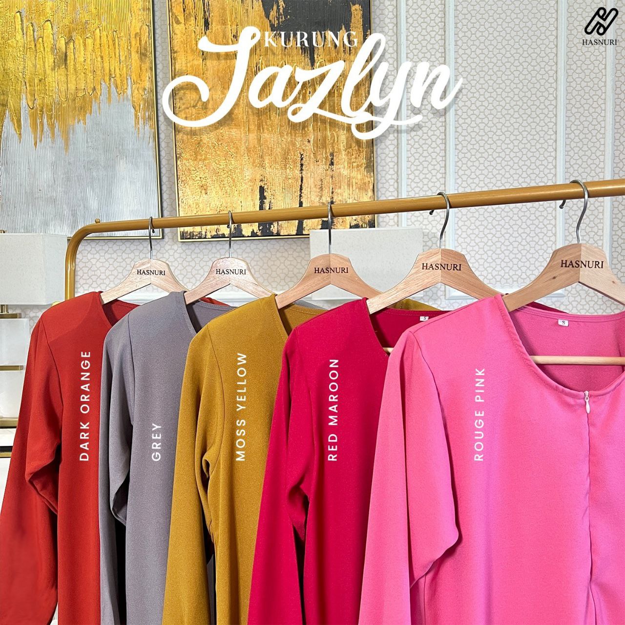 Kurung Jazlyn - Red Maroon