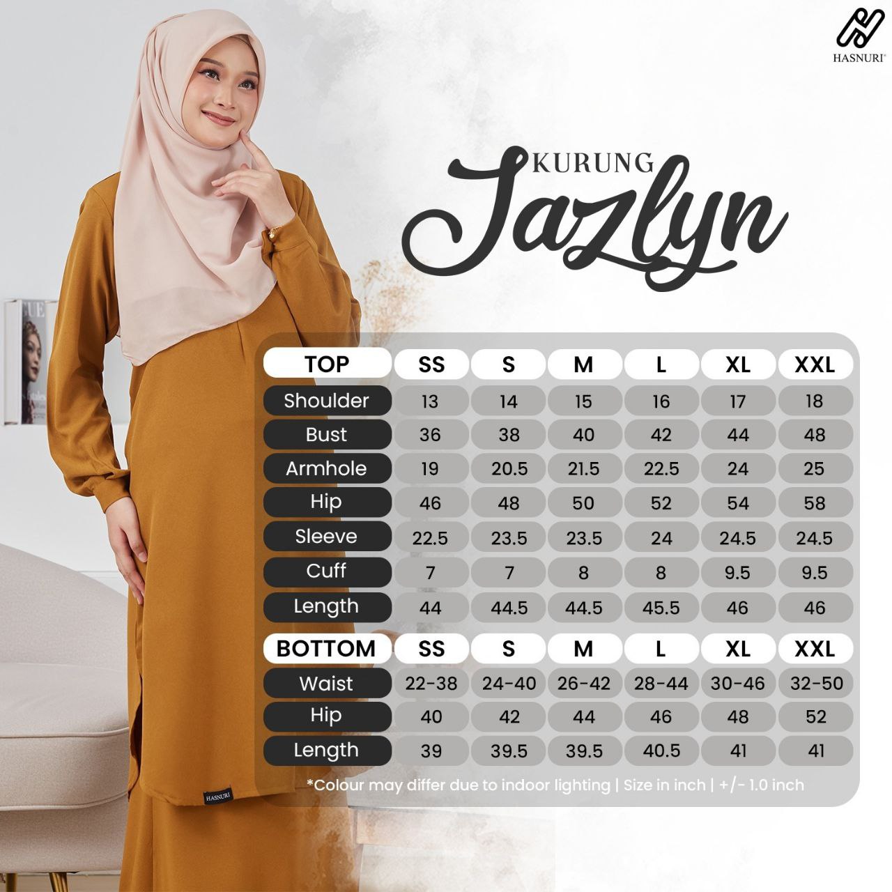 Kurung Jazlyn - Red Maroon