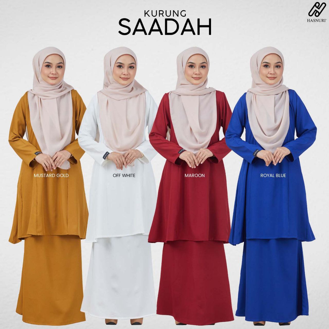 Kurung Saadah - Mustard Gold